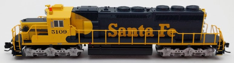InterMountain 69340S-01 N Santa Fe SD40-2 Diesel Locomotive #5109 w DCC/Sound EX/Box