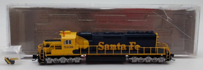 InterMountain 69340S-01 N Santa Fe SD40-2 Diesel Locomotive #5109 w DCC/Sound EX/Box