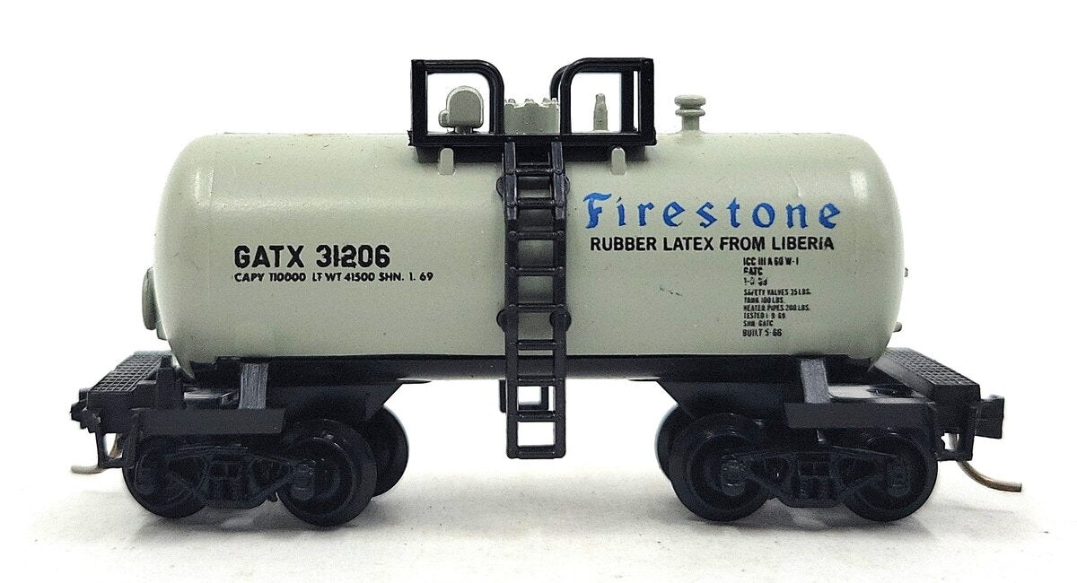 Atlas 3239 N Scale Firestone "Beercan" Tank #31206 LN/Box