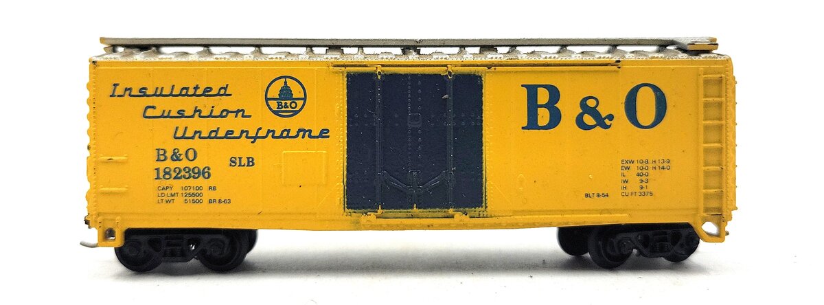 Atlas 3319 N Scale Baltimore & Ohio 40' Standard Boxcar #182396 EX