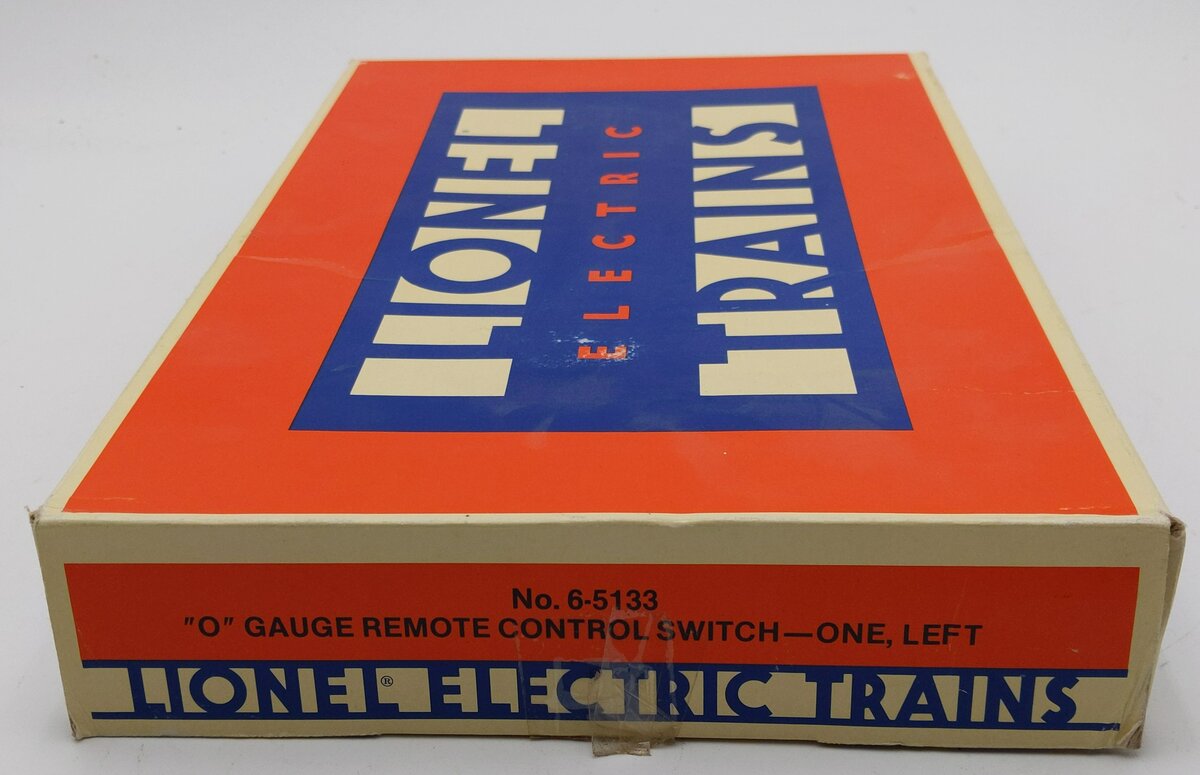 Lionel 6-5133 O Left Hand Remote Control Switch Turnout EX/Box