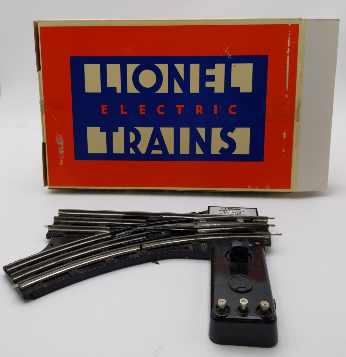 Lionel 6-5133 O Left Hand Remote Control Switch Turnout EX/Box