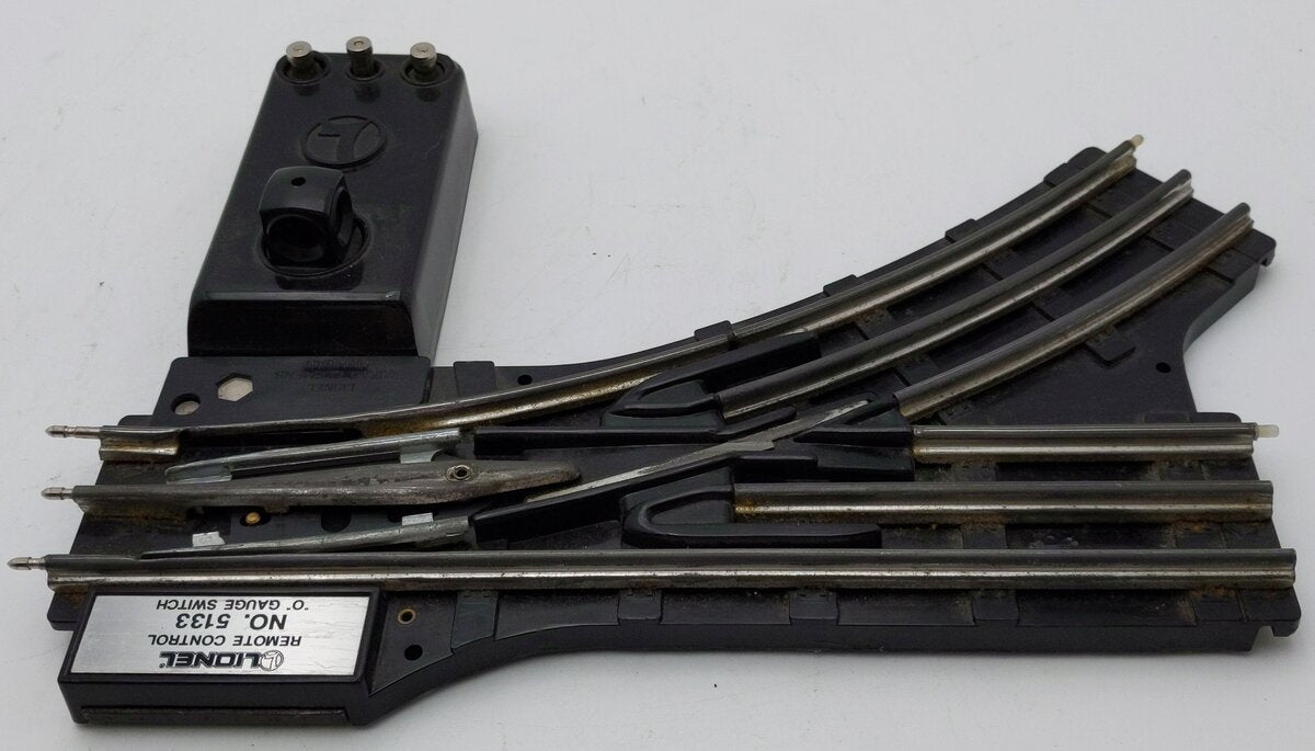 Lionel 6-5133 O Left Hand Remote Control Switch Turnout EX/Box
