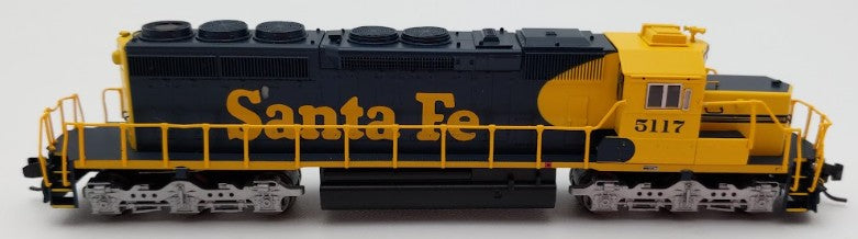 InterMountain 69340S-03 N Santa Fe SD40-2 Diesel Locomotive #5117 w DCC/Sound VG/Box
