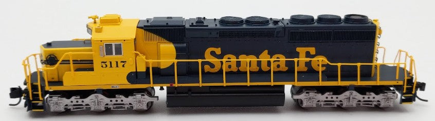 InterMountain 69340S-03 N Santa Fe SD40-2 Diesel Locomotive #5117 w DCC/Sound VG/Box