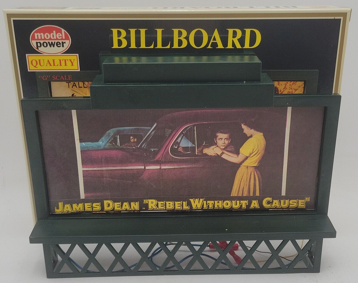 Model Power 994 G LGB Lighted Movie Poster Billboard LN/Box