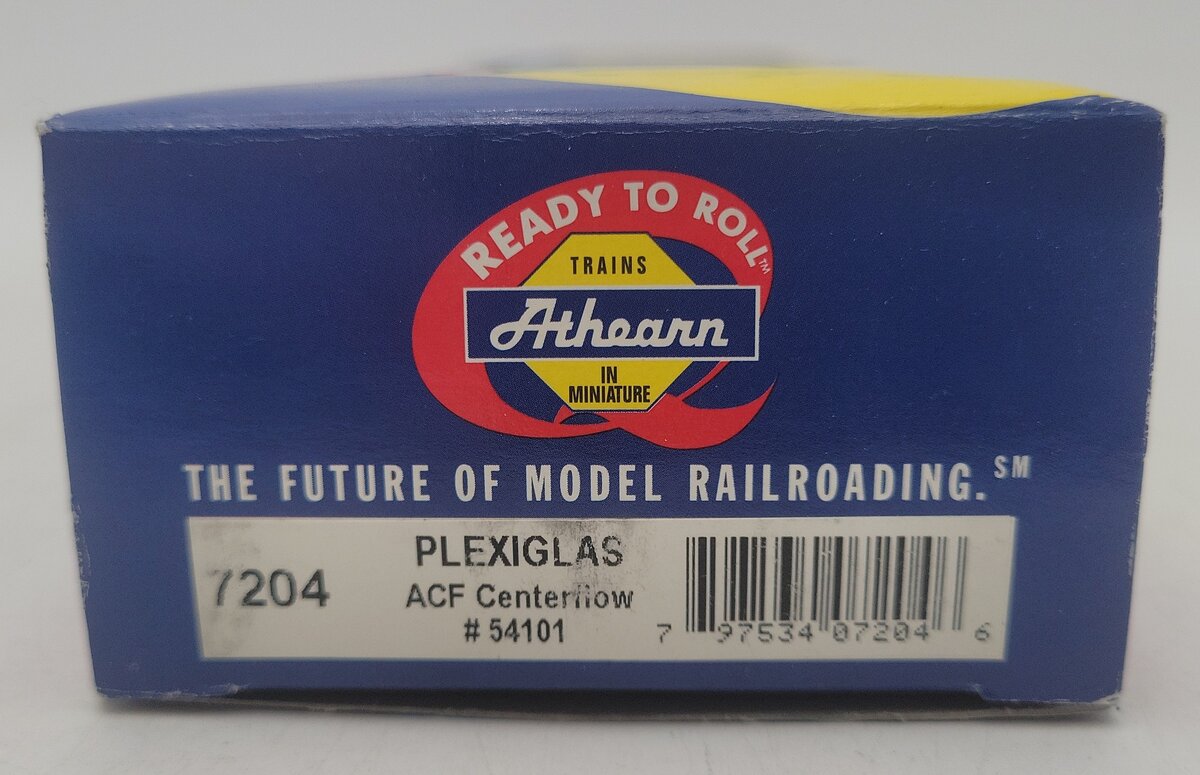 Athearn 7204 HO Scale Plexiglas ACF Centerflow Hopper #54101 LN/Box