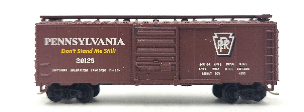 Atlas 3422 N Scale Pennsylvania #26125 40' Boxcar LN/Box