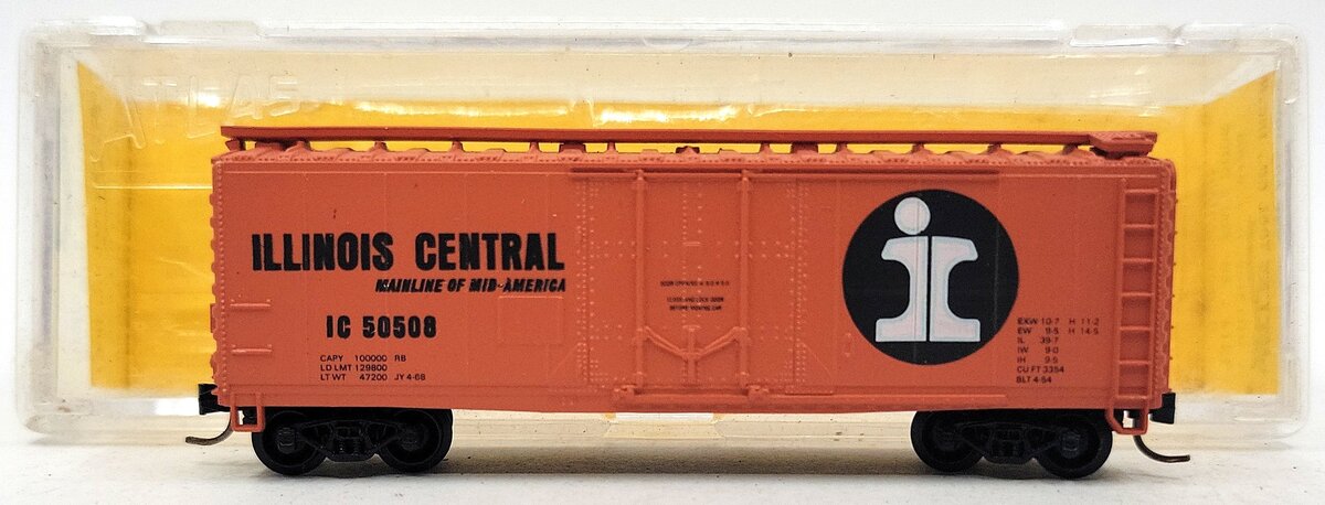 Atlas 3314 N Illinois Central 40' Boxcar #50508 LN/Box