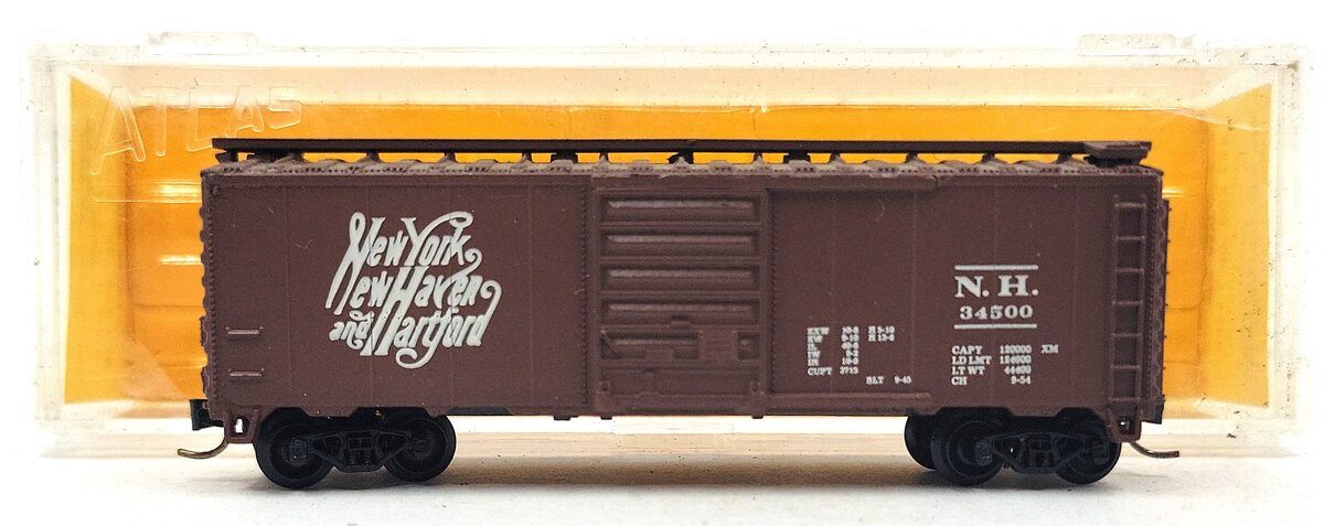 Atlas 3425 N Scale NYNH&H Box Car #34500 LN/Box