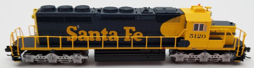 InterMountain 69340S-04 N Santa Fe SD40-2 Diesel Locomotive #5120 w DCC/Sound EX/Box