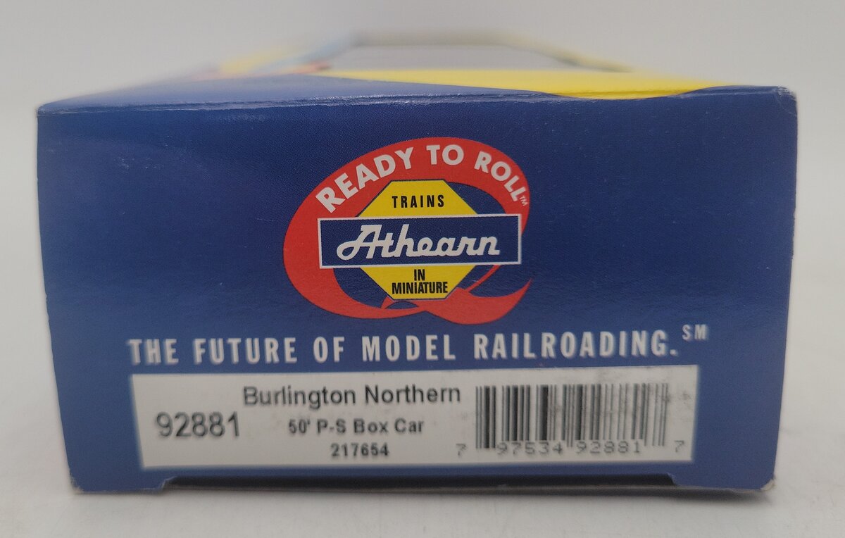Athearn 92881 HO Scale Burlington Northern 50' P-S Box Car #217654 LN/Box