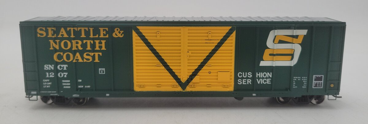 Athearn 92860 HO Scale Seattle & North Coast 50' FMC Double Door Boxcar #1207 LN/Box