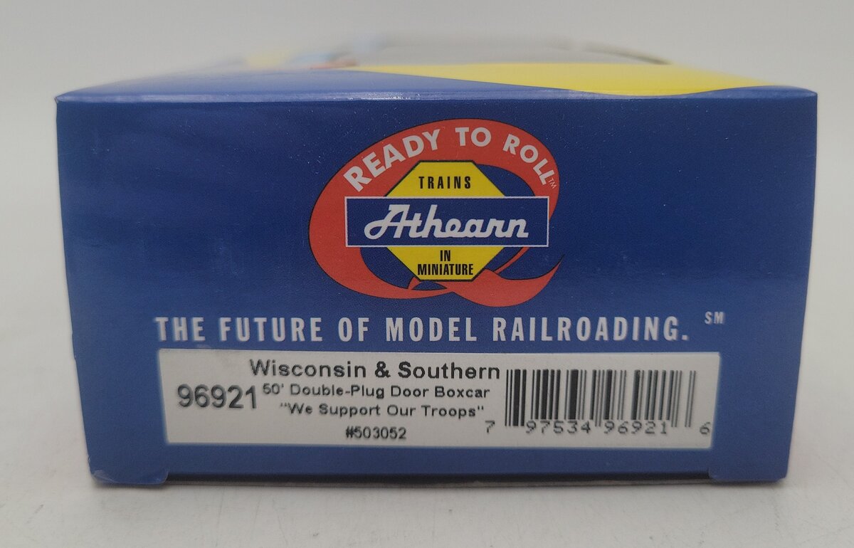 Athearn 96921 HO Wisconsin & Southern 50' Double Door Plug Boxcar #503052 LN/Box