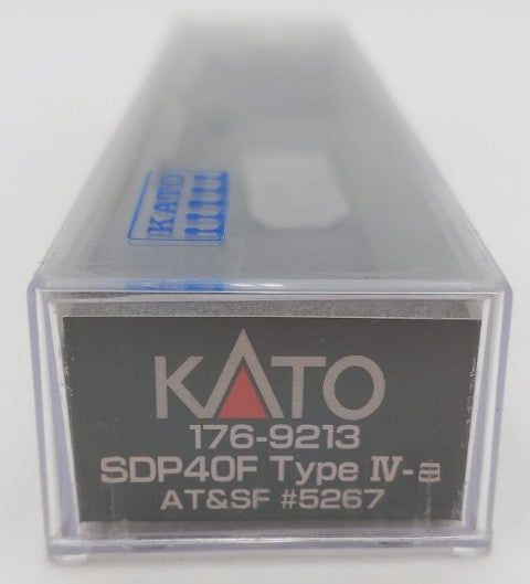 Kato 176-9213 N Scale Santa Fe EMD SDP40F Type IVA Diesel Loco #5267 with DCC VG/Box