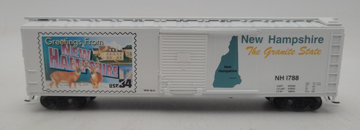 Athearn 93329 HO Scale USPS 50' Single Door Boxcar - New Hampshire #1788 LN/Box