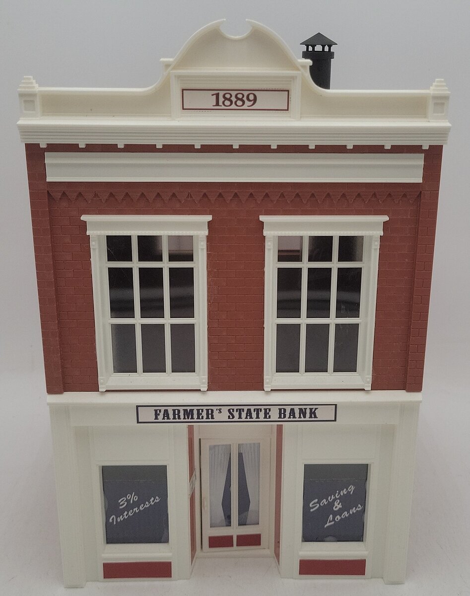 Piko 62257 G Scale 1889 Farmers State Bank Building EX