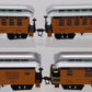 Roundhouse 16382 HO D&RGW 34' Old Time Overton Passenger Cars (Set of 4) EX/Box