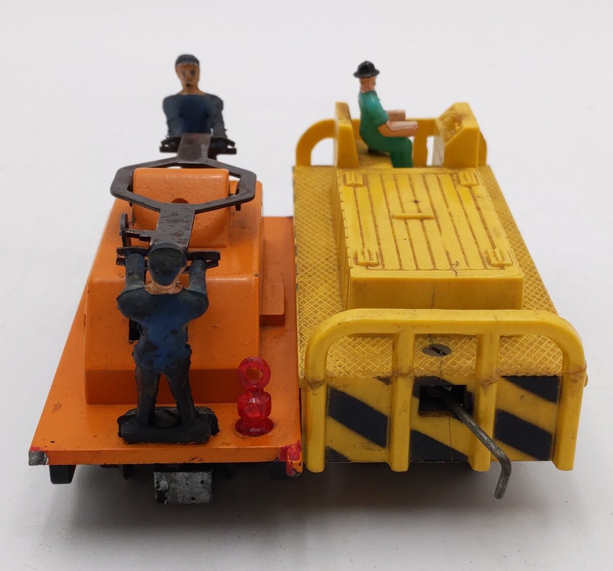 American Flyer Vintage S Track Maintenance Car & Handcar [2] VG