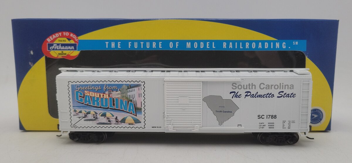 Athearn 93340 HO Scale USPS South Carolina 50' Single Door Boxcar #1788 LN/Box
