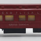American Flyer 954 Vintage S Heavyweight Grand Canyon Observation Car VG