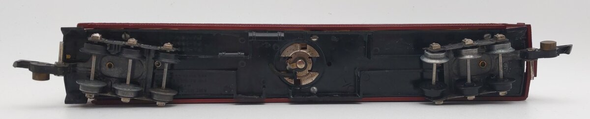 American Flyer 654 Vintage S Red Heavyweight Observation Car VG