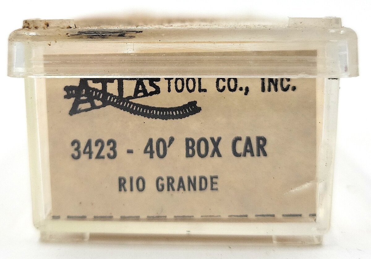 Atlas 3423 N Scale D&RGW Rio Grande 40' Boxcar #67534 LN/Box