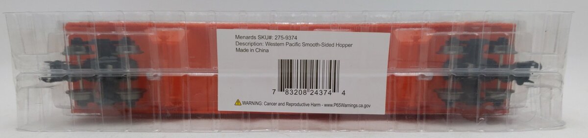 Menards 275-9374 O Gauge Western Pacific Smooth-Sided Hopper #4267 MT/Box