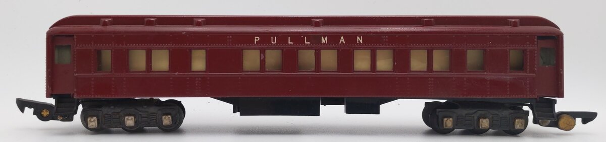 American Flyer 652 Vintage S Red Heavyweight Pullman Car VG