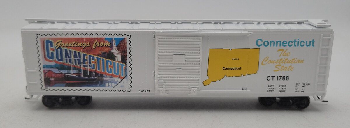 Athearn 93307 HO USPS Connecticut 50' Boxcar #CT1788 EX/Box