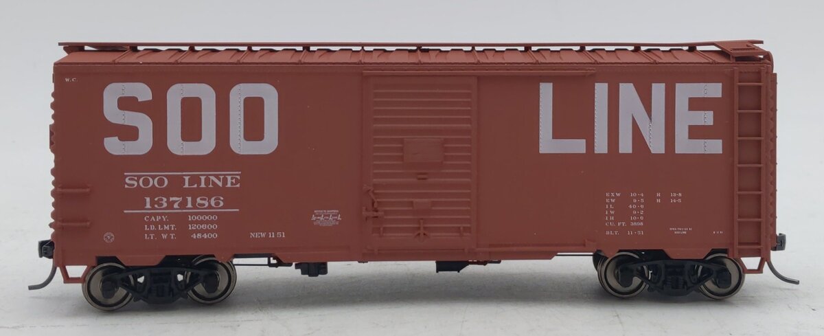 Accurail HO Soo Line Fond du Lac Billboard Boxcar #137186 NIB