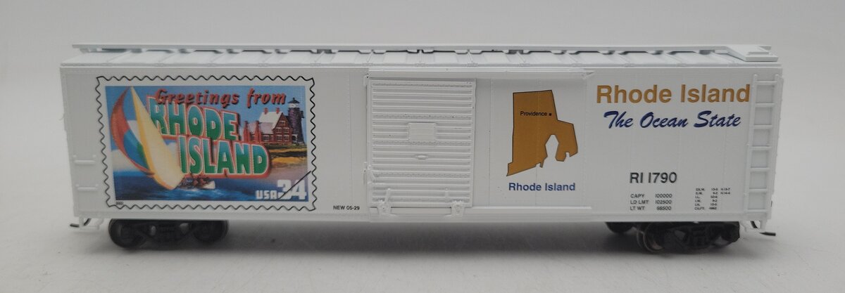 Athearn 93339 HO Rhode Island USPS 50' Single Door Boxcar #1790 EX/Box
