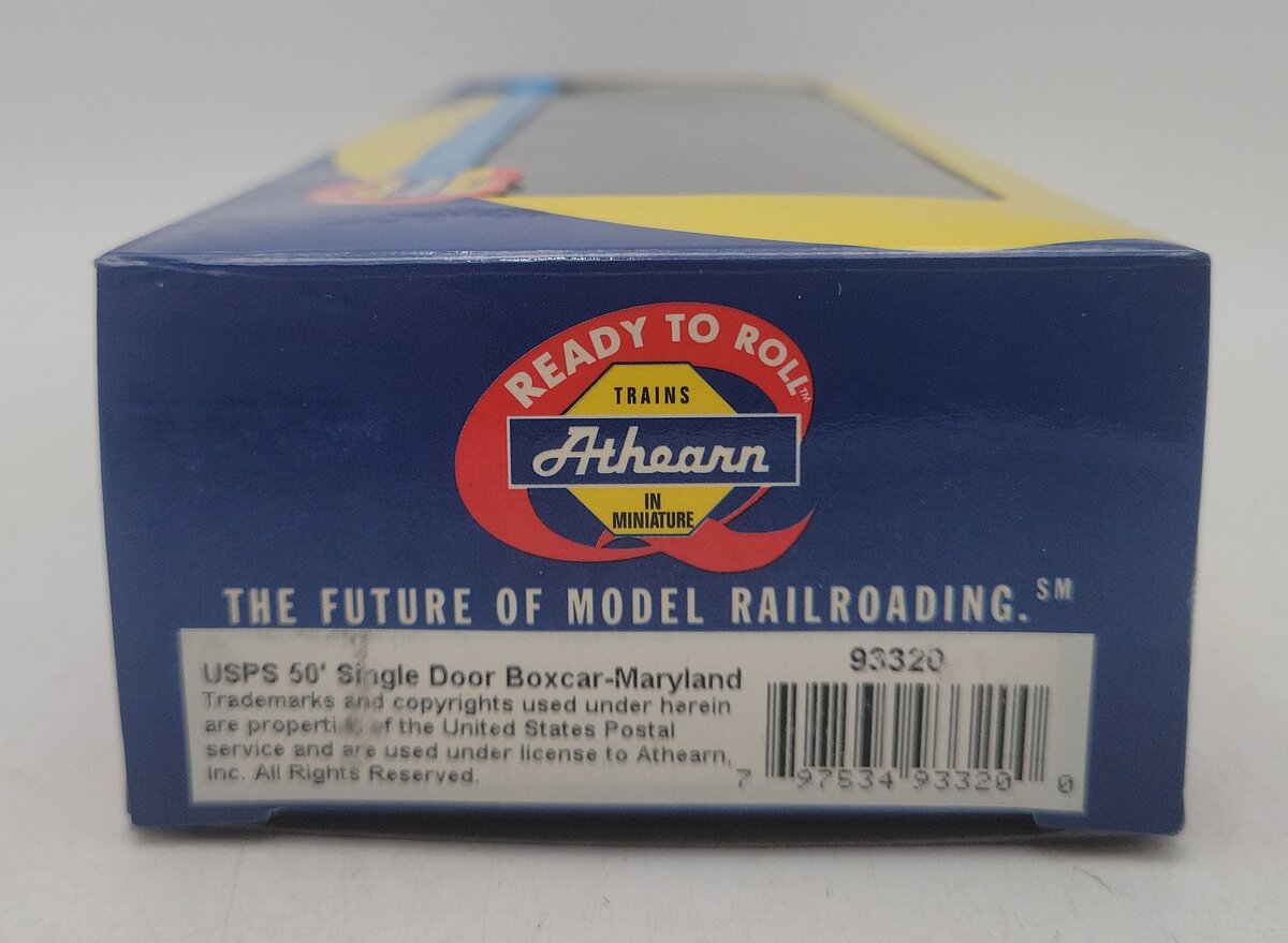 Athearn 93320 HO Scale USPS 50' Single Door Boxcar - Maryland #1788 EX/Box