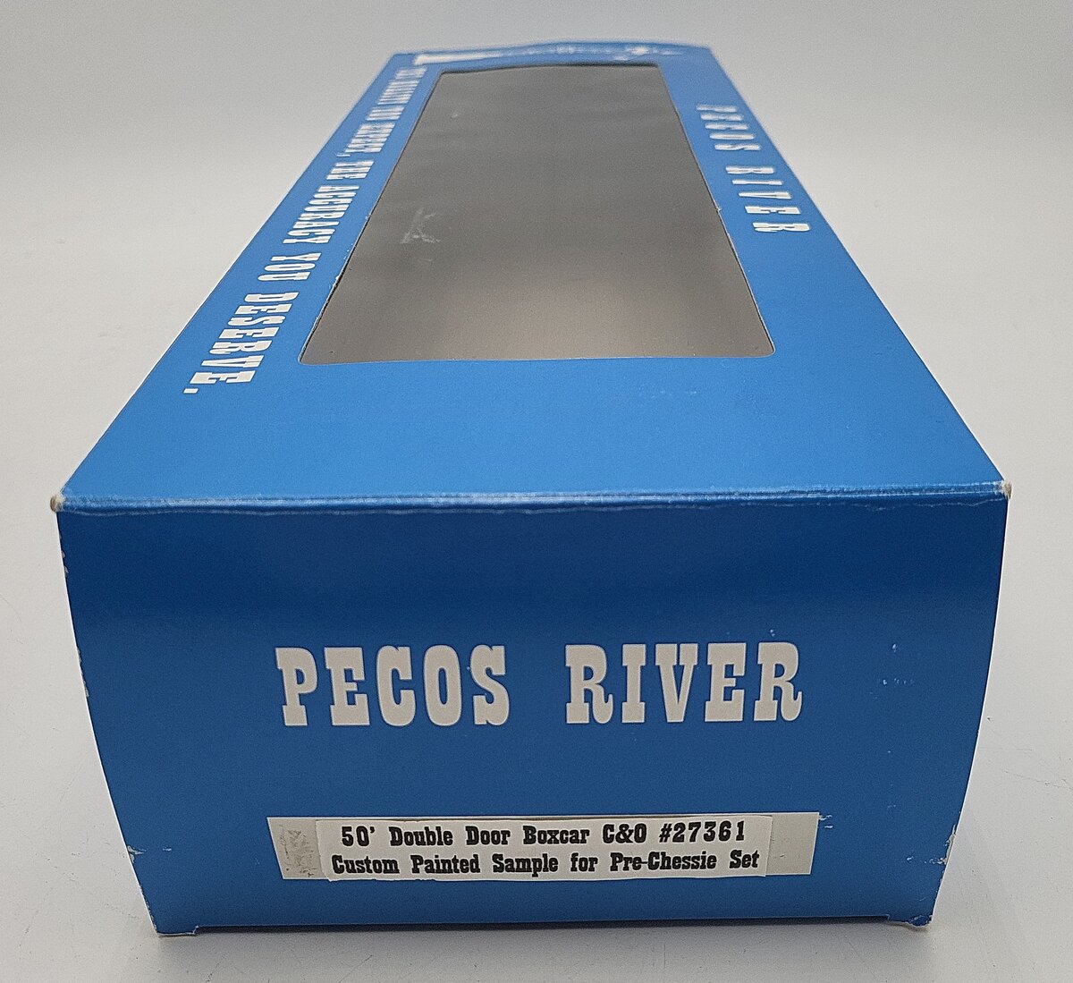 Pecos SB-0119-2 O Scale Chesapeake & Ohio Boxcar #27361 (2-Rail) Custom LN/Box