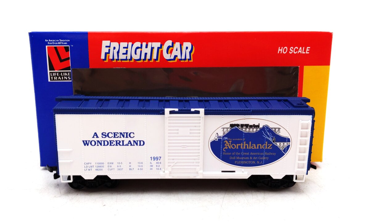 Life Like 8584 HO Scale Northlandz 40' Box Car #1997 NIB