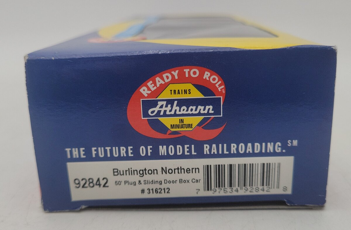 Athearn 92842 HO Burlington Northern 50' Plug & Sliding Door Boxcar #316212 LN/Box
