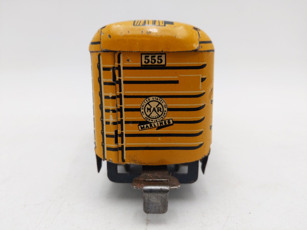 Marx 555 Vintage O Chicago & North Western "The 400" Lithographed Boxcar VG