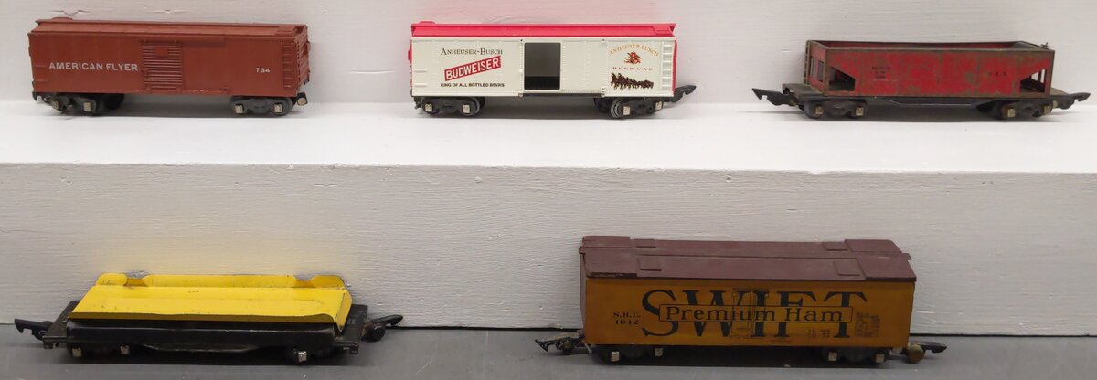 American Flyer Vintage S Gauge Custom Freight Cars #1942,716,734 [5]