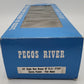 Pecos O Scale Santa Fe Boxcar #7397 2-Rail Custom VG/Box