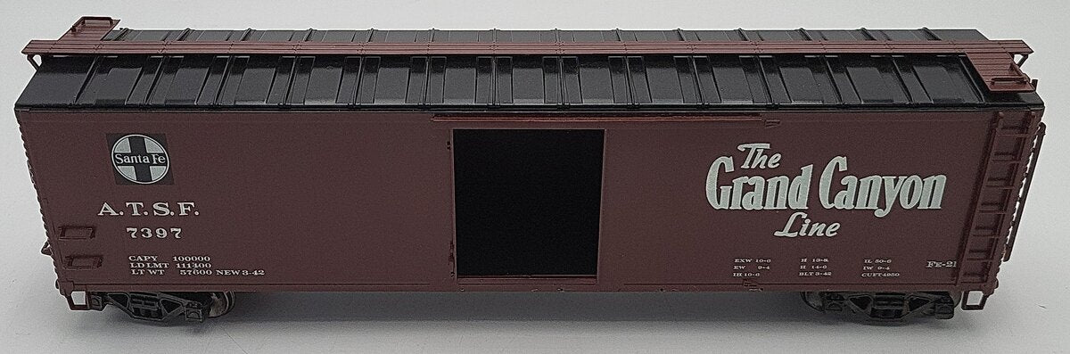 Pecos O Scale Santa Fe Boxcar #7397 2-Rail Custom VG/Box