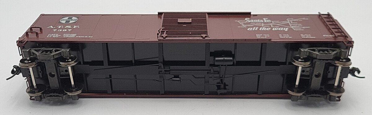 Pecos O Scale Santa Fe Boxcar #7397 2-Rail Custom VG/Box