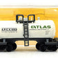 Atlas 3241 N Scale Atlas Chemical Beercan Tank Car #1082 EX/Box