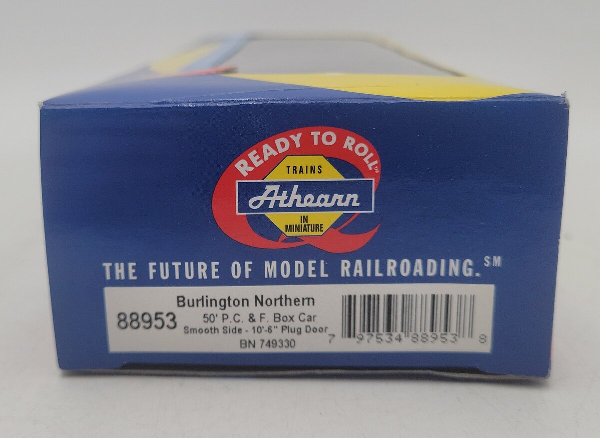 Athearn 88953 HO Scale Burlington Northern 50' Boxcar #749330 EX/Box