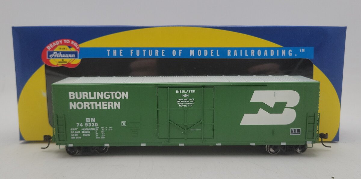 Athearn 88953 HO Scale Burlington Northern 50' Boxcar #749330 EX/Box