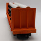 USA Trains 17606 G Illinois Central Flatcar with Pipe Load Orange EX/Box