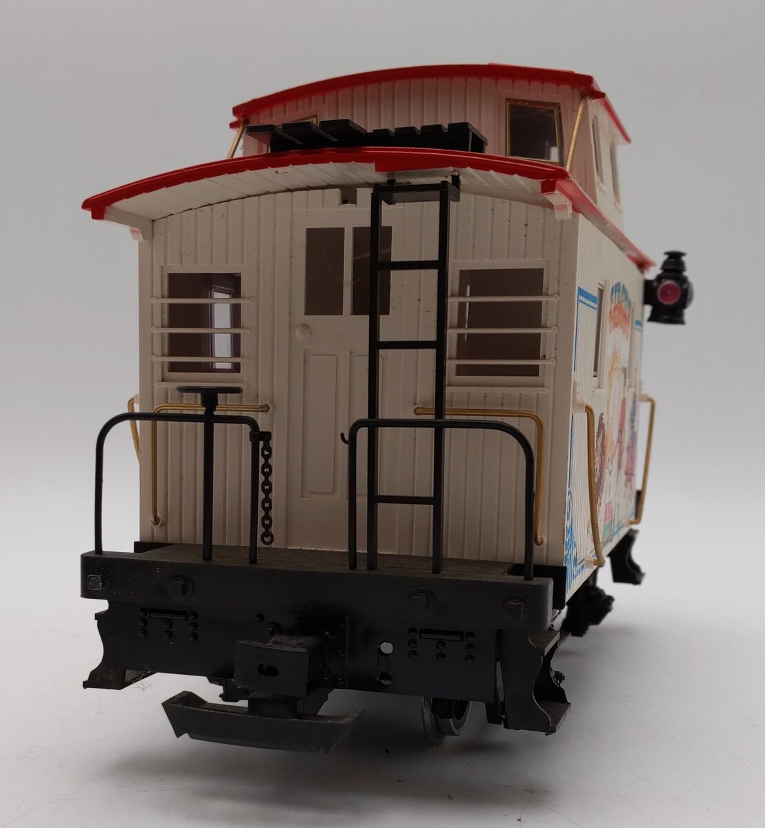 LGB 4165 G Scale Circus 4-Wheel Caboose (Metal Wheels) EX/Box