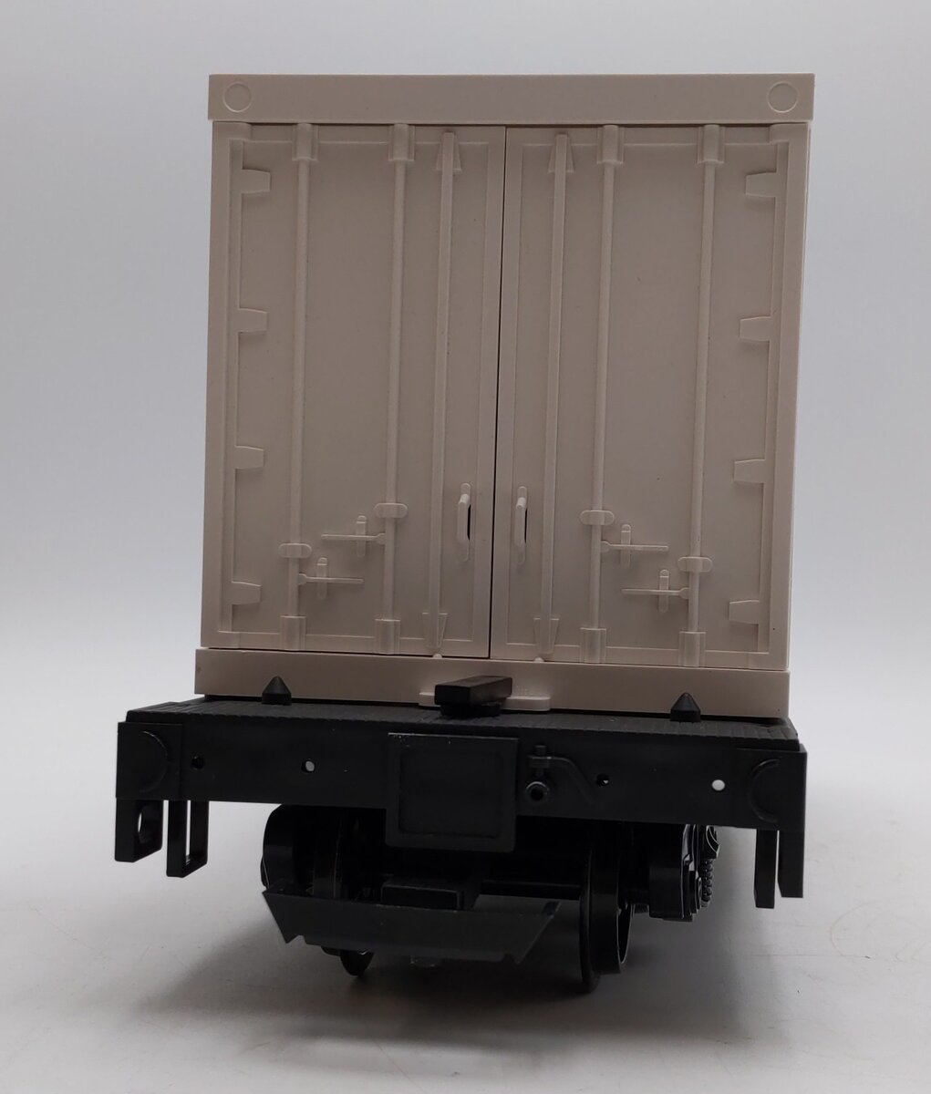 LGB 4085-CC G Scale Flat Car w/Frankenmuth, Michigan Container EX/Box