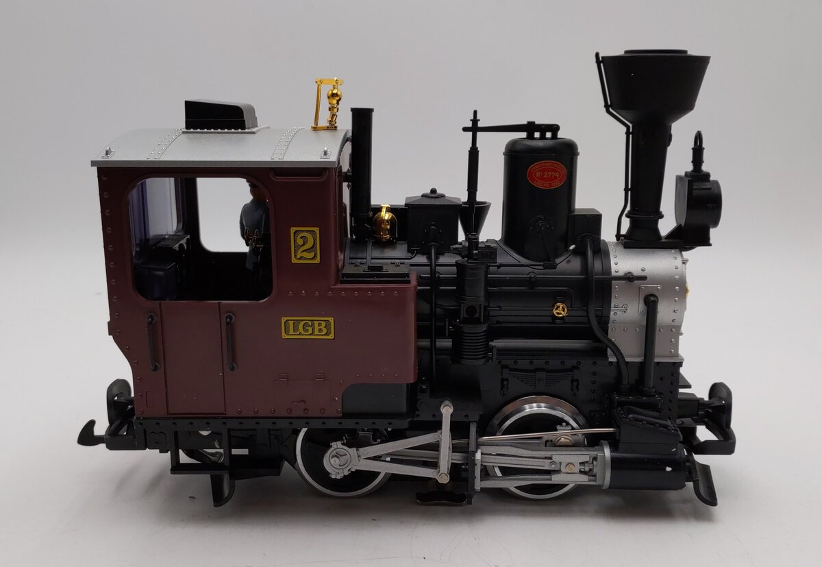 LGB 20211 G Scale 0-4-0 Steam Locomotive w/ Engineer VG