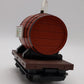 LGB 40470 G Scale Flatcar with Wine Barrel EX/Box