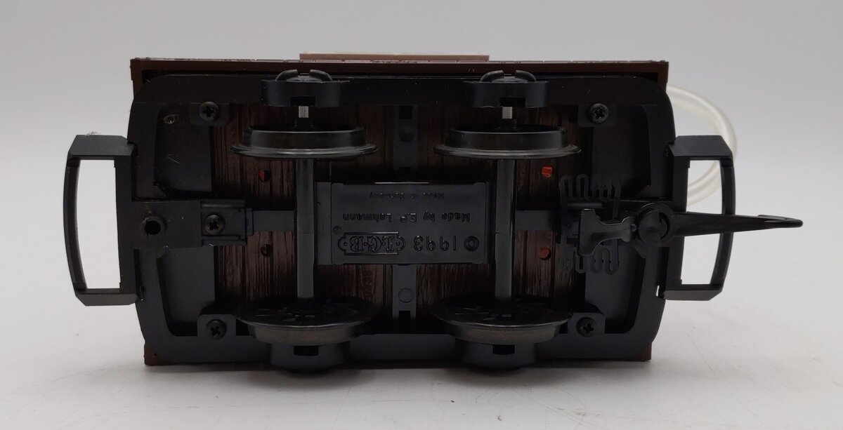 LGB 40470 G Scale Flatcar with Wine Barrel EX/Box